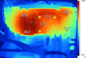 Imagerie Thermique Asus R9 280X DirectCU II TOP en charge  [cliquer pour agrandir]