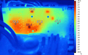 Imagerie Thermique Asus GTX 660 Direct CU II TOP en charge  [cliquer pour agrandir]