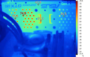 Imagerie Thermique Asus GTX 680 Direct CU II TOP en charge  [cliquer pour agrandir]