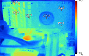 Imagerie Thermique MSI N780 Lightning au repos [cliquer pour agrandir]