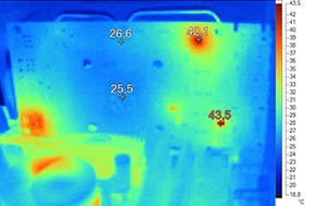 Imagerie Thermique Gigabyte HD 7850 au repos [cliquer pour agrandir]