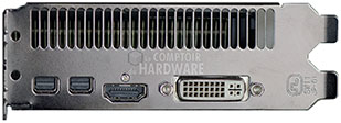 HIS RADEON HD 7850 IceQ X Turbo X : connecteurs [cliquer pour agrandir]