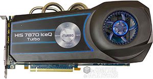 HIS RADEON HD 7870 IceQ Turbo : face avant [cliquer pour agrandir]