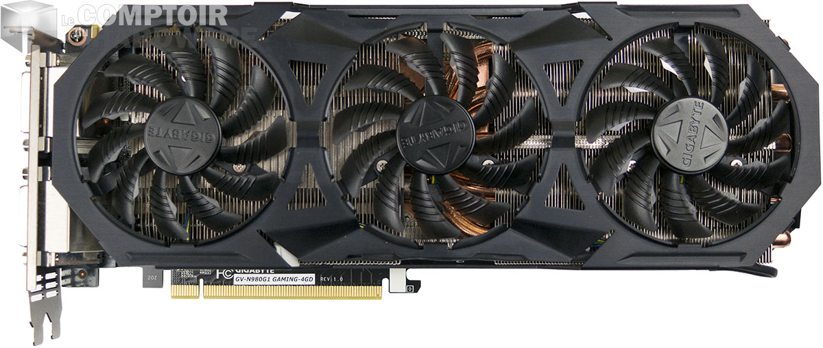 Gigabyte GTX 980 G1 Gaming : face avant