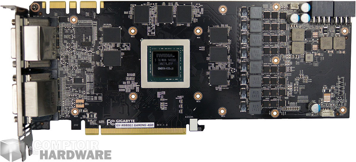 Gigabyte GTX 980 G1 Gaming : carte nue