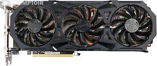 Gigabyte GTX 980 G1 Gaming : face avant [cliquer pour agrandir]