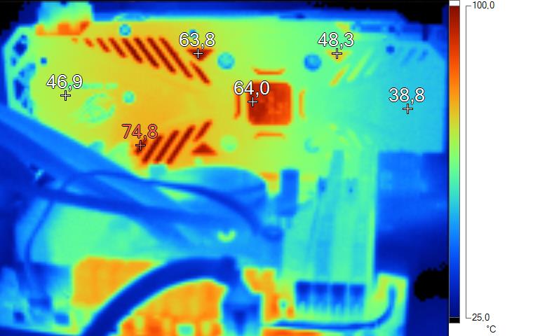 Imagerie Thermique Gigabyte GTX 970 G1 Gaming en charge