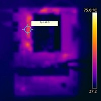 gainward gtx560ti phantom2 idle thermographie ir [cliquer pour agrandir]