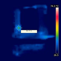 gigabyte hd6970 thermographie config idle [cliquer pour agrandir]