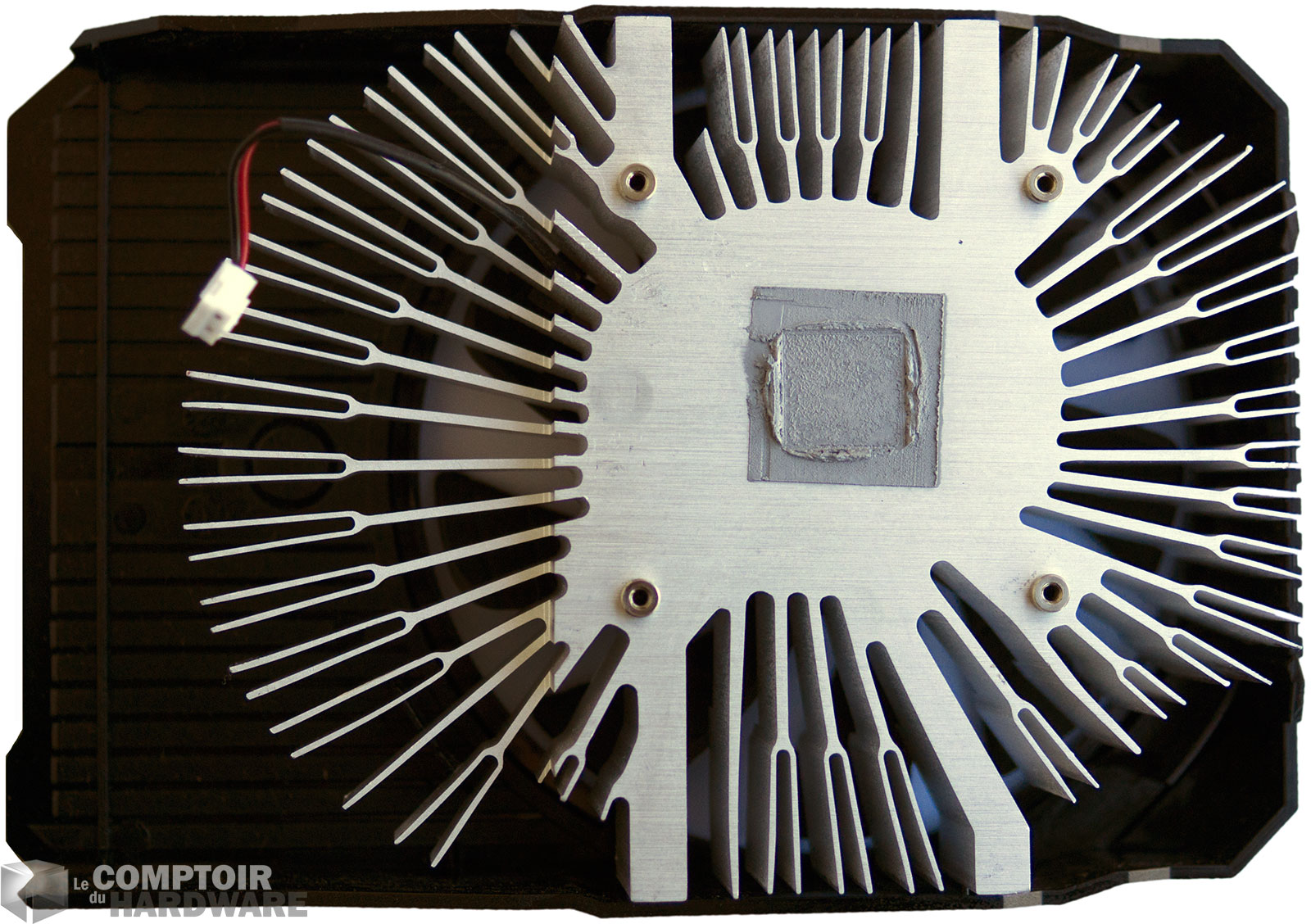 Zotac GTX 1050 Ti : radiateur