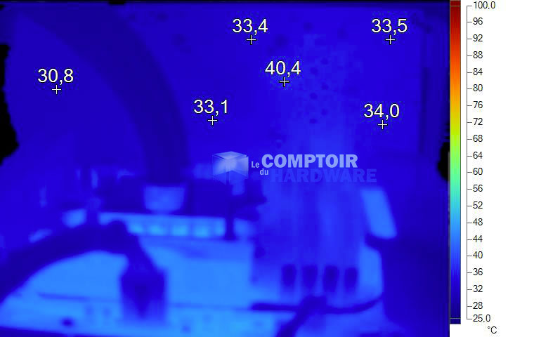 Image thermique GTX 1060 FE au repos