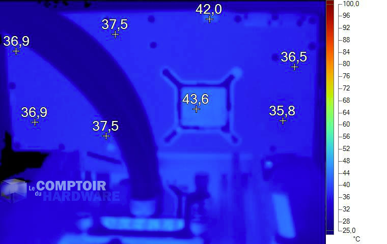 Image Thermique Gainward GTX 1070 Phoenix GLH au repos