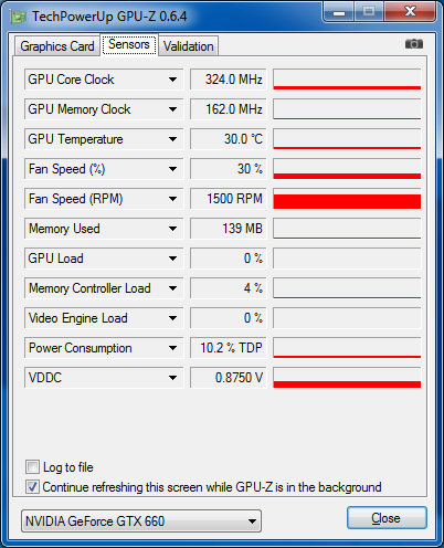 GPU-Z GTX 660/660 Ti : Repos