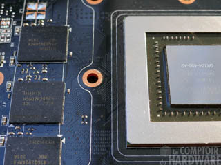 nVIDIA GeFORCE GTX 680 : GDDR5 [cliquer pour agrandir]