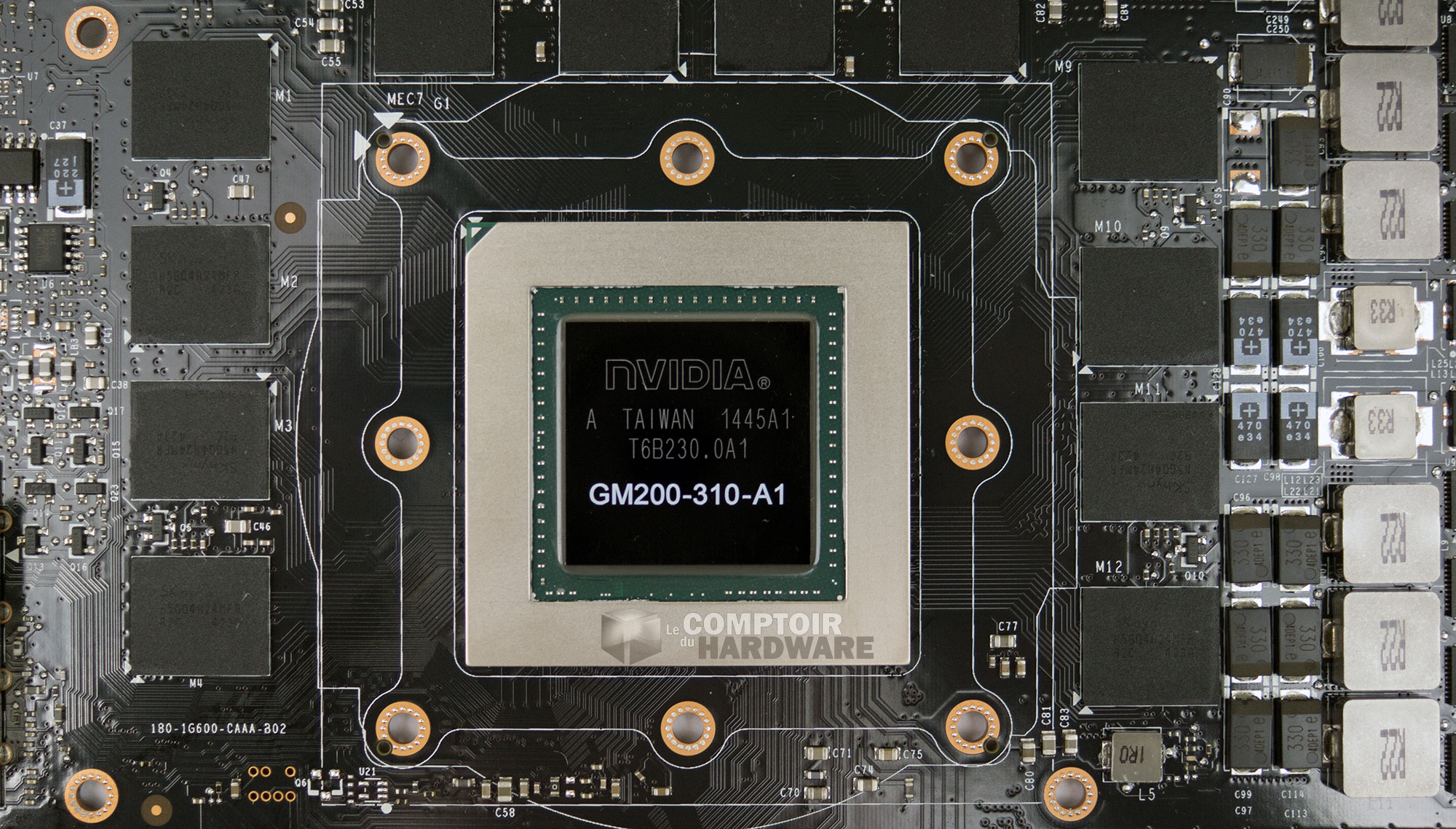 GPU et GDDR5 GTX 980 Ti