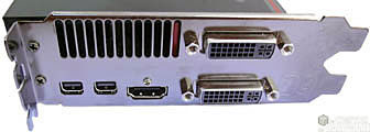 AMD RAdeon HD 6850 connecteurs vidéos [cliquer pour agrandir]