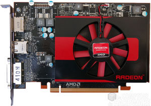 AMD RADEON HD 7750 : face avant [cliquer pour agrandir]