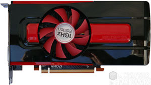 AMD RADEON HD 7770 : face avant [cliquer pour agrandir]