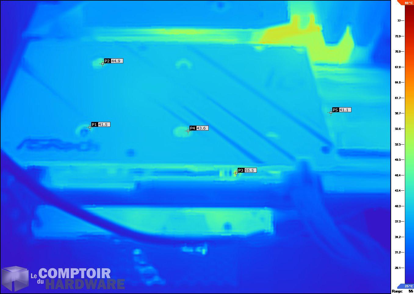 asrock rx 5600 xt phantom gaming d3 - image ir au repos