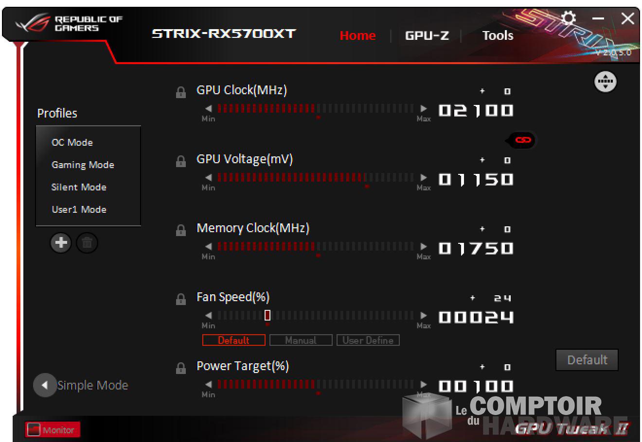 asus rog strix rx 5700 xt gpu tweak ii