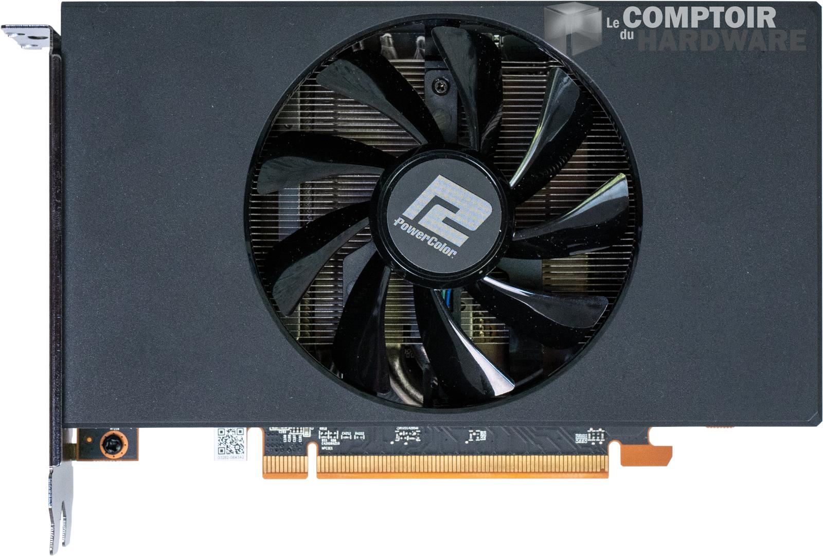 power color rx 5600 xt itx - vue de face