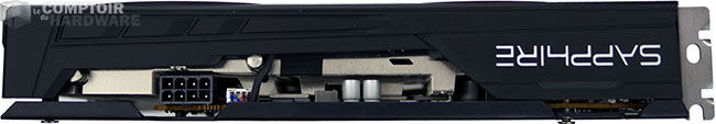 Sapphire RX 5500 XT Pulse : connecteur d'alimentation [cliquer pour agrandir]