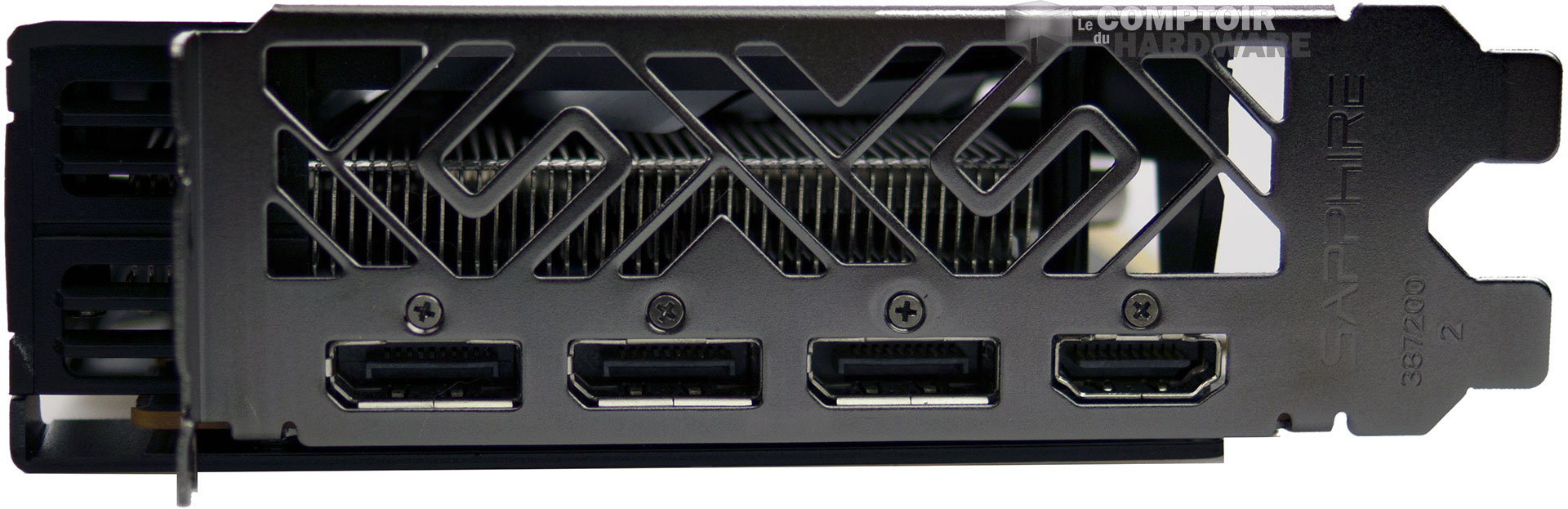 Sapphire RX 5500 XT Pulse : connecteurs vidéo