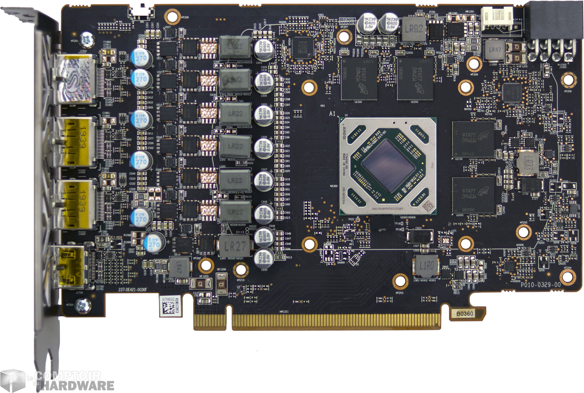 Sapphire RX 5500 XT Pulse : PCB
