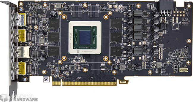 Sapphire Pulse RX 5600 XT : le PCB [cliquer pour agrandir]