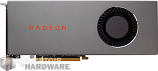 Radeon RX 5700 : face avant [cliquer pour agrandir]