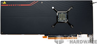 Radeon RX 5700 XT : face arrière [cliquer pour agrandir]