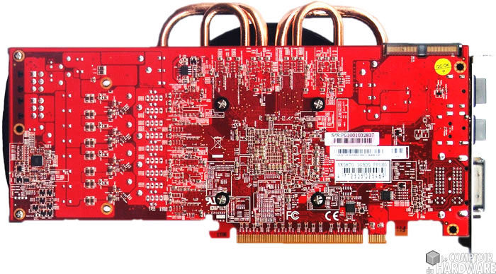 powercolor hd5870 pcs carte dos