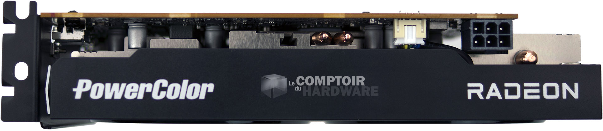 PowerColor RX 6500 XT Fighter : alimentation