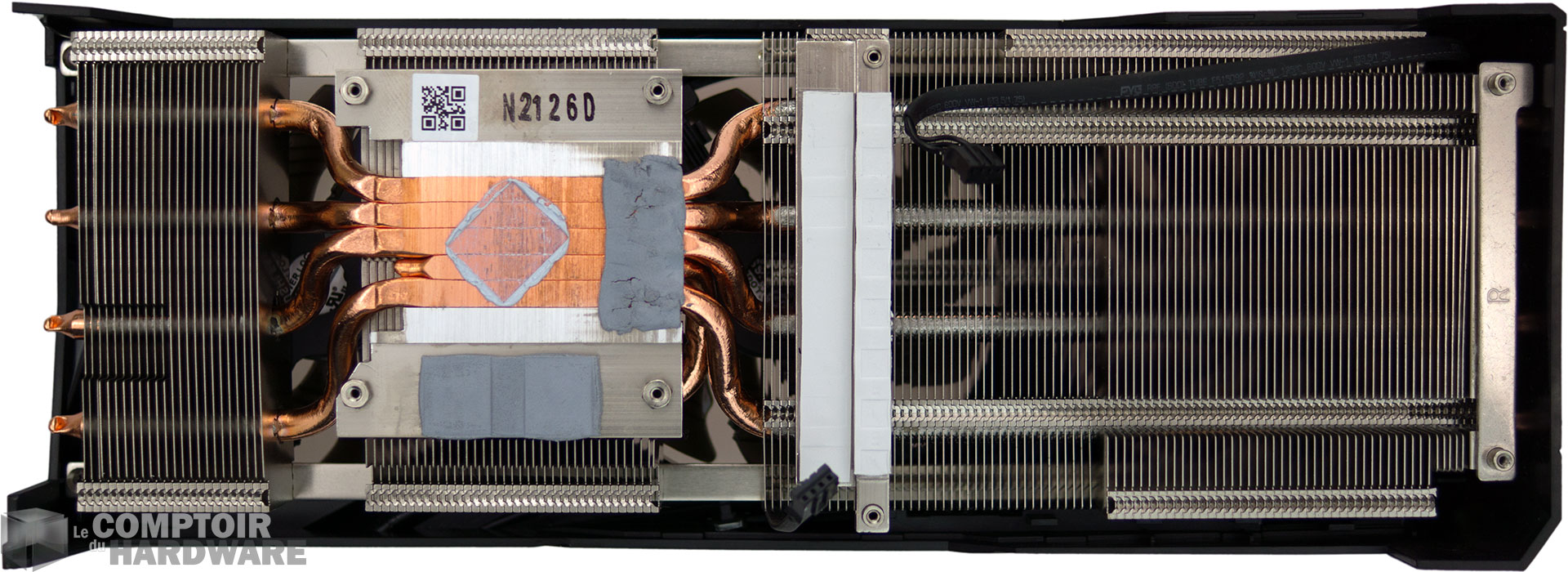 Le radiateur de la Gigabyte RX 6600 XT Gaming OC Pro