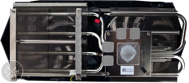 MSI RX 6650 XT Gaming X : le radiateur [cliquer pour agrandir]
