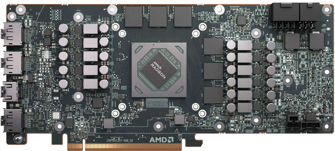 Le PCB de la RX 6700 XT