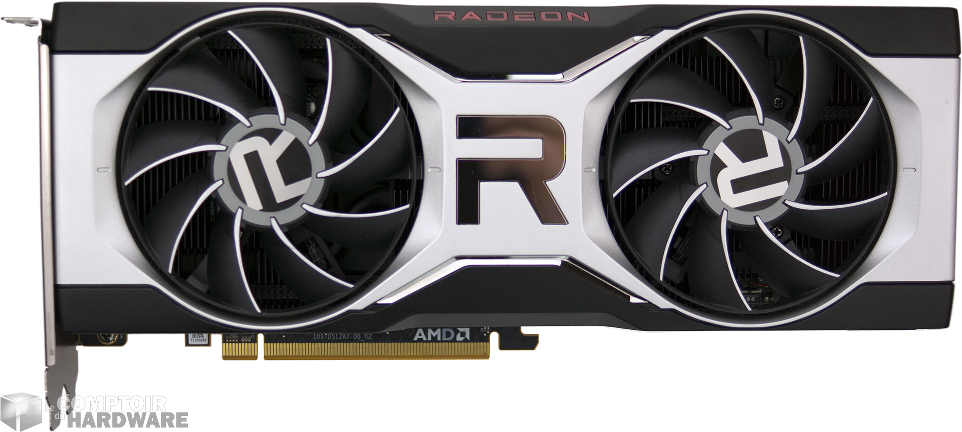 Radeon RX 6700 XT : face avant