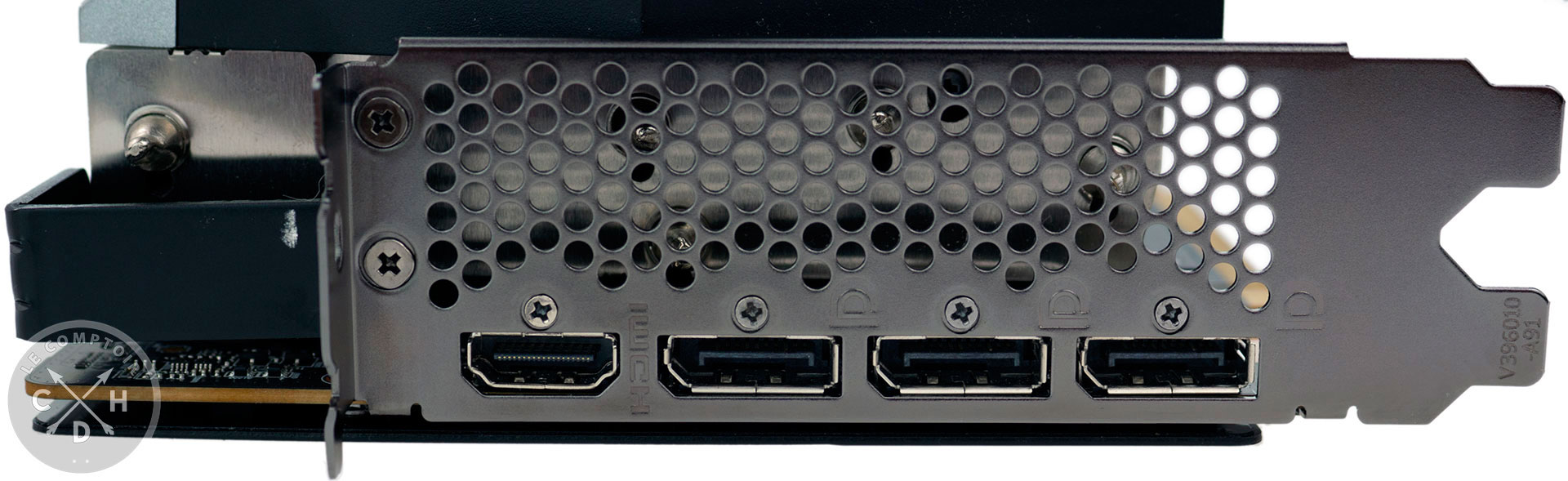 MSI RX 6950 XT Gaming X Trio : connecteurs vidéo