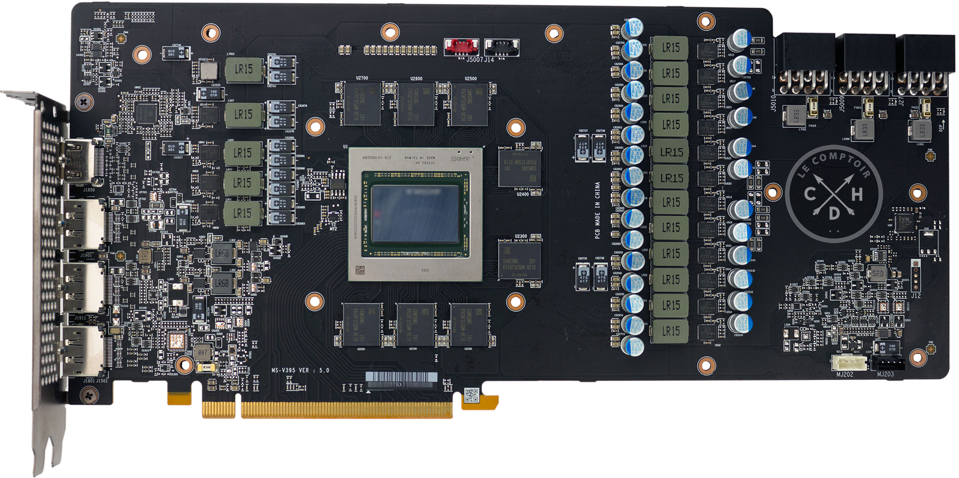 MSI RX 6950 XT Gaming X Trio : le PCB