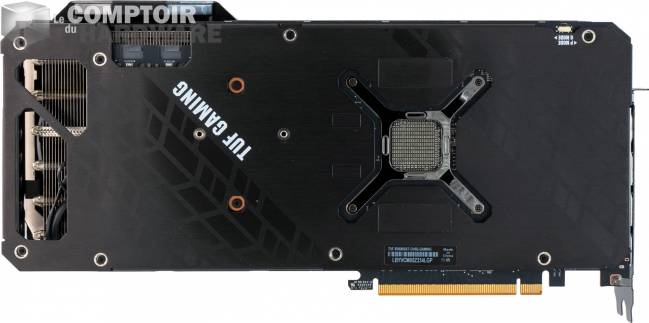 asus tuf gaming rx 6800 xt - vue de dos [cliquer pour agrandir]