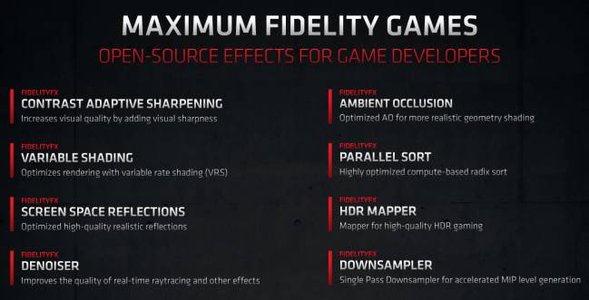 AMD FSR : un écosystème déjà bien rempli [cliquer pour agrandir]