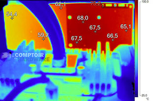 Image thermique de la TITAN X en charge [cliquer pour agrandir]