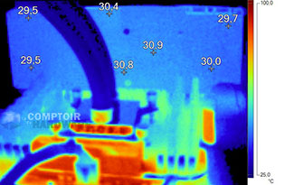 Image thermique de la TITAN X au repos [cliquer pour agrandir]