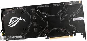 asus rog strix gaming rtx 2070 - vue de derrière [cliquer pour agrandir]