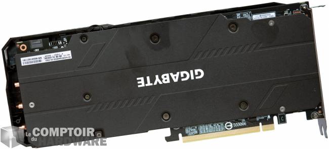 gigabyte rtx 2060 gaming oc pro a- vue de dos [cliquer pour agrandir]