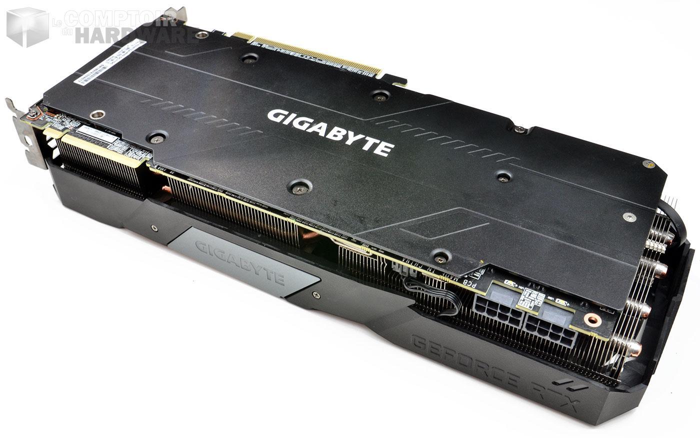 gigabyte rtx 2080 gaming oc - vue de dos