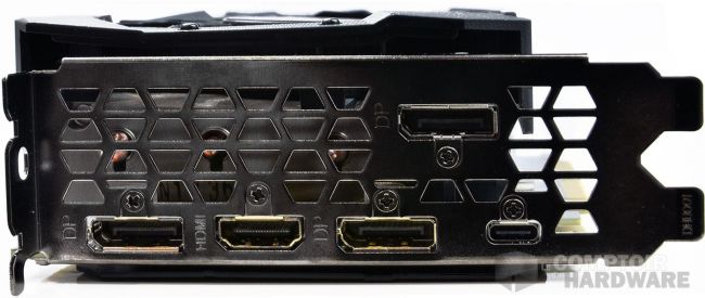 gigabyte rtx 2080ti gaming oc connecteurs / épaisseur du ventirad [cliquer pour agrandir]