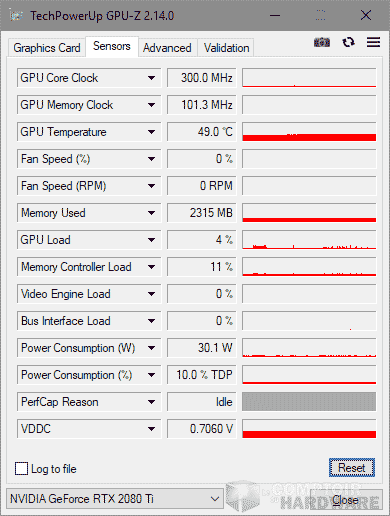 gigabyte rtx 2080ti gaming oc gpuz idle