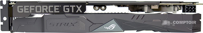 ASUS ROG Srix GTX 1650 OC : connecteur d'alimentation [cliquer pour agrandir]