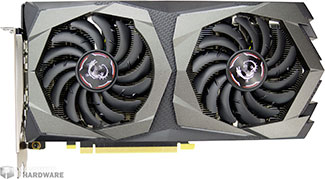 MSI GTX 1660 Ti Gaming X : face avant [cliquer pour agrandir]